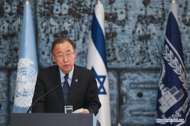 Ban Ki-moon urges Israel and Palestinians to avoid further tension - ảnh 1